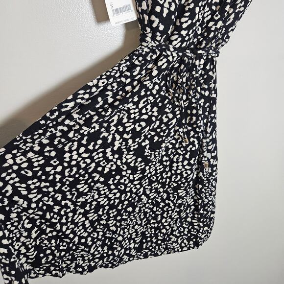 NWT Free People Marsaille Mini Dress Sz Small Black & White - Picture 12 of 16